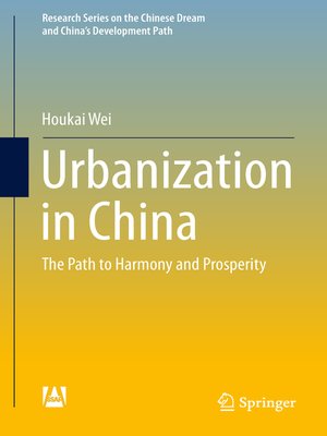 cover image of Urbanization in China